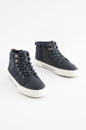 Buy Navy Wide Fit G Thinsulate Lace Up High Top from Next