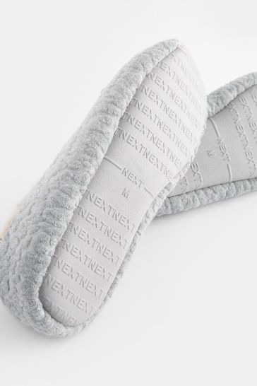 Grey Ballerina Slippers