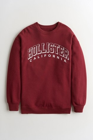 hollister burgundy sweater