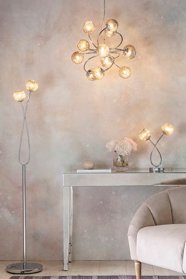 Gallery Home Silver Erin Floor Lamp