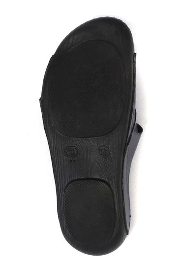 Buy Pavers Blue Ladies Touch Fasten Mules from Next Bahrain