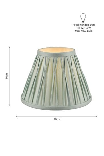 Buy Laura Ashley Blue Fenn Silk Empire Easyfit Lamp Shade from Next Luxembourg