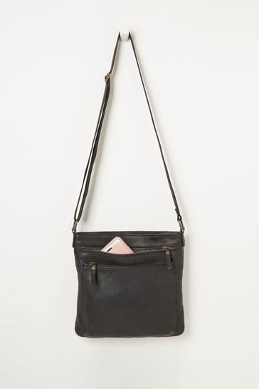 Fat face leather crossbody bag on sale