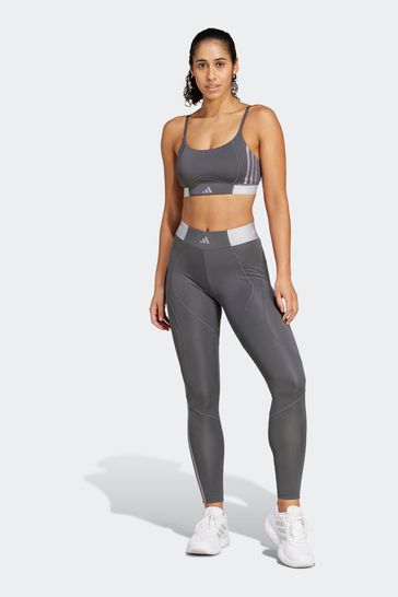 Buy adidas Grey Hyperglam Full Length Leggings from Next Denmark