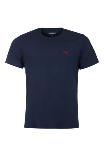 Barbour t shirt navy sale