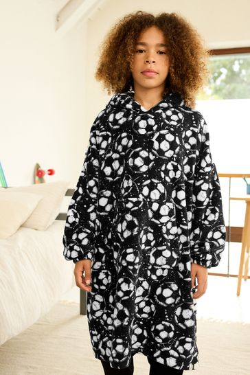 Buy Monochrome Football Hooded Blanket 3 16yrs from Next Germany