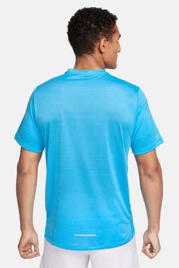 Mens nike running outlet t shirt blue