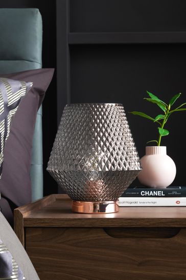 Battery operated shop tapered ambient lamp