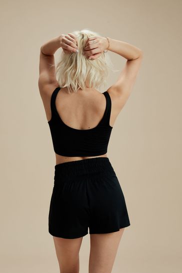 Black shorts high waisted clearance