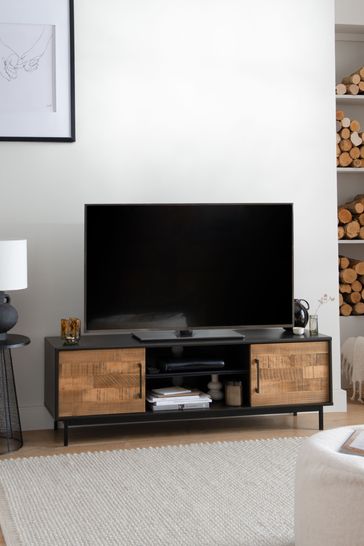 Buy Natural Jefferson Pine Wide TV Stand from Next Ireland