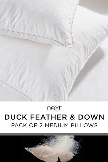 Medium down pillow discount