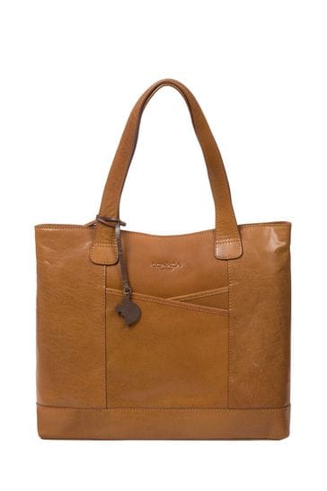 Conkca Patience Leather Tote Bag