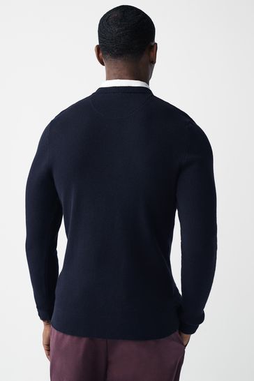 Mock v neck knit mens sales