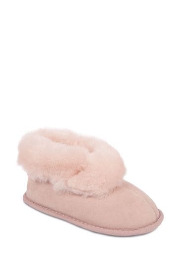 Just sheepskin pink slippers clearance