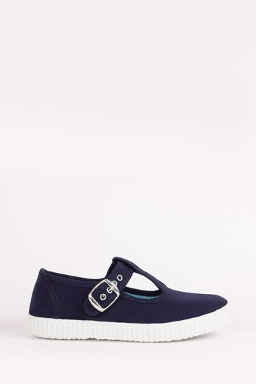 Buy Trotters London Navy Blue Nantucket Canvas Shoes from Next