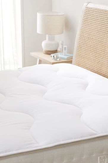 Buy White Sleep In Comfort Mattress Topper from Next USA