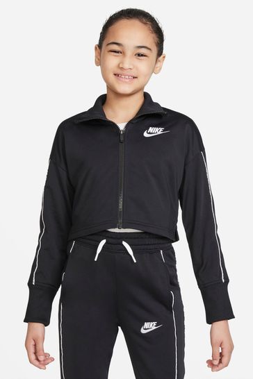Nike cropped tracksuit on sale