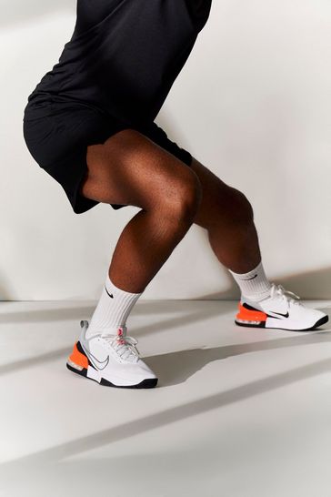 Nike grey and orange trainers online