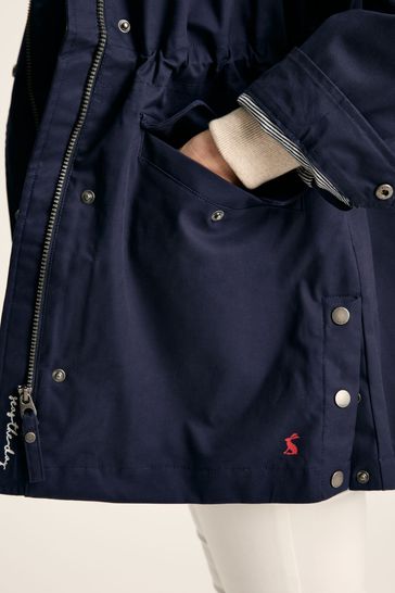 Joules quayside hooded rain jacket store
