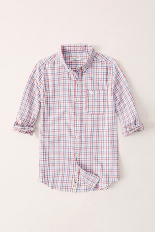 abercrombie and fitch plaid shirt