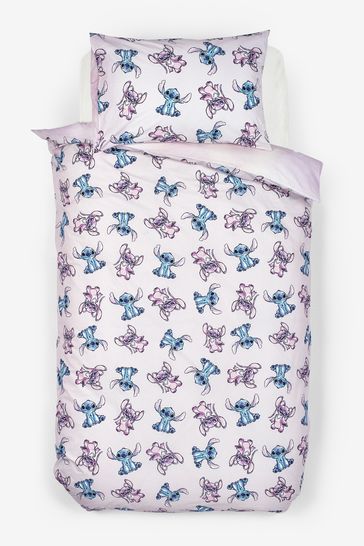 Buy Lilo Stitch Purple Reversible 100 Cotton Duvet Cover and