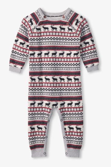 Hatley Christmas Fairisle Reindeer Sweater Romper