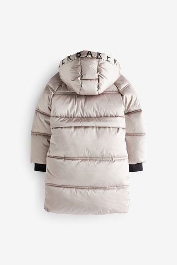 ted baker grey puffer coat