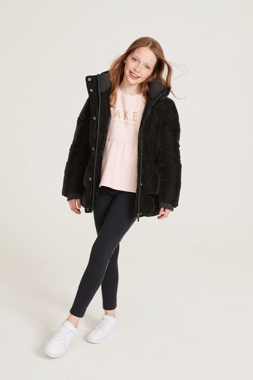 Buy Baker by Ted Baker Shower Resistant Short Black Padded Coat