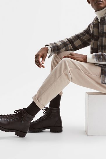Reiss top boots mens