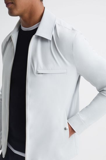 Zara man harrington slim fit hot sale