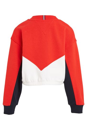 Tommy top colorblock sweatshirt