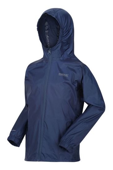 Buy Regatta Navy Kids Waterproof Pack It Jacket III from Next Luxembourg