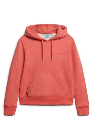 Superdry Orange Essential Logo Hoodie