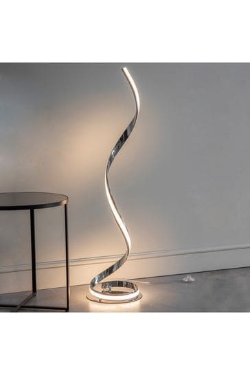 Gallery Home Chrome Maria Floor Lamp