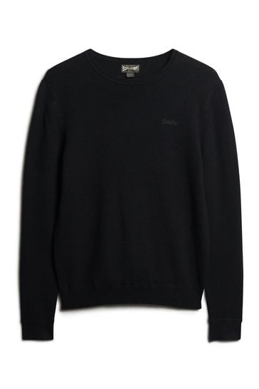 Black thin jumper hotsell