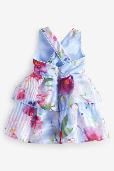 Baker blue new arrivals and white dress