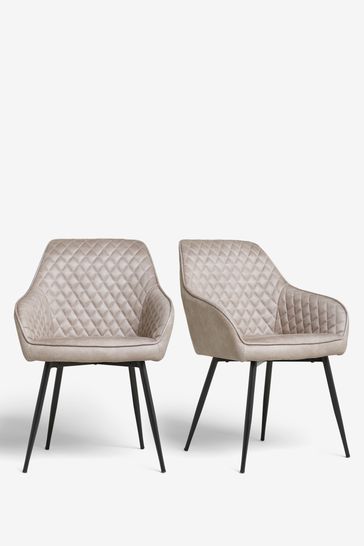 Set Of 2 Hamilton Arm Dining Chairs From The Parallaxs Set Of 2 Hamilton Arm Dining Chairs, Hamilton Arm Dining Chairs With Black Legs