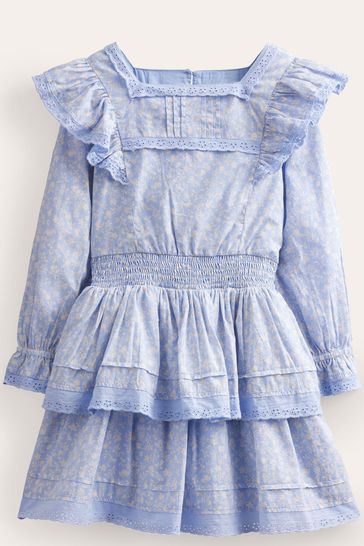 Boden blue cheap lace dress