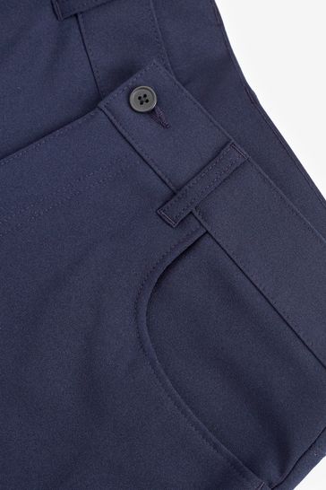 Buy Navy Blue Five Pocket Jeans Style Trousers from Next Luxembourg