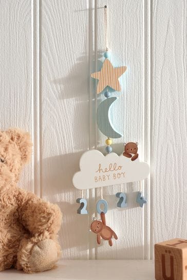 Blue Boy Born in 2024 Hanging Decoration