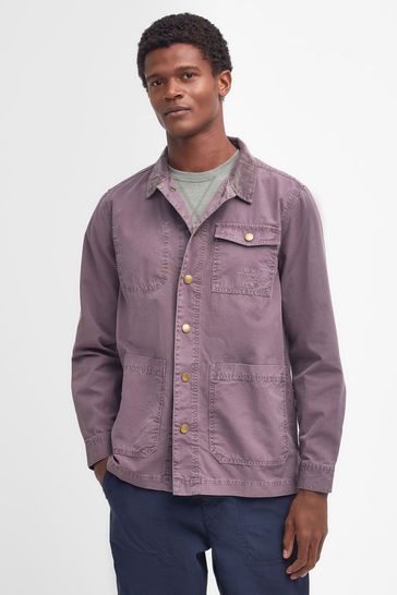 Barbour® Purple Grindle Overshirt