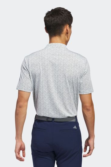 Buy adidas Golf Ultimate 365 Printed Navy White Polo Shirt from