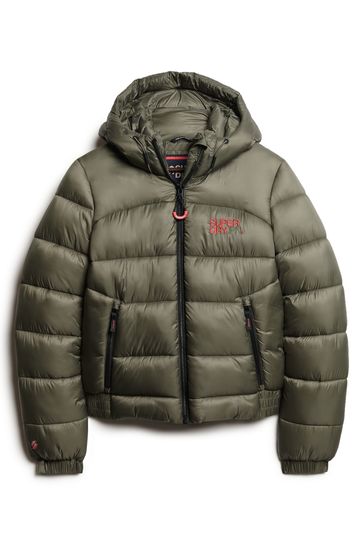 Buy Superdry Green Sports Puffer Bomber Jacket from Next Oman