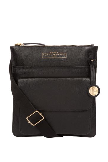 Buy Pure Luxuries London Langley Leather Cross Body Bag from Next Luxembourg