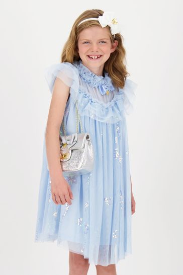 Angels Face Silver Skyla Metallic Bag