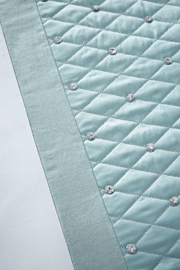 Buy Catherine Lansfield Teal Blue Sequin Cluster Duvet Cover and