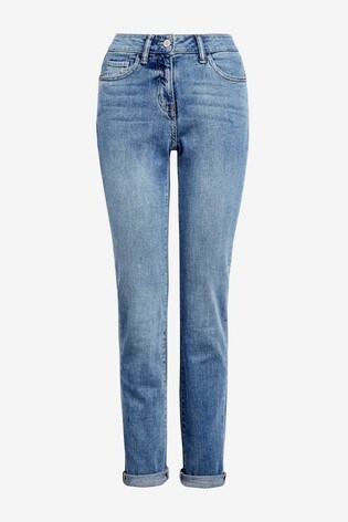next relaxed skinny mid rise jeans