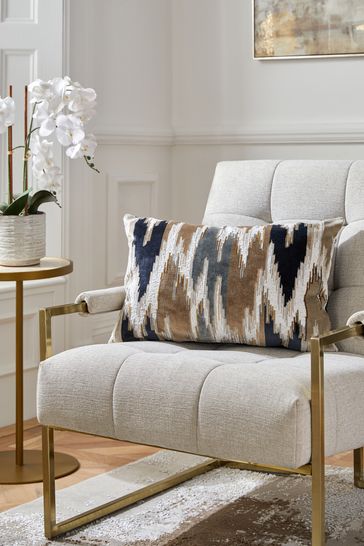 Navy deals oblong cushion