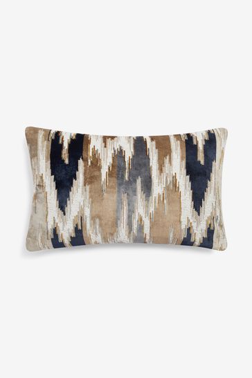 Navy oblong cushion sale
