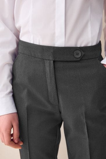 Buy Grey Plain Front School Trousers 3 18yrs from Next Bahrain